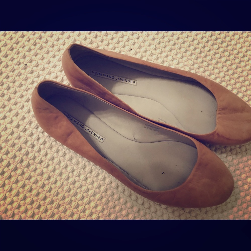 Vera Wang Lavender Ballet Flats